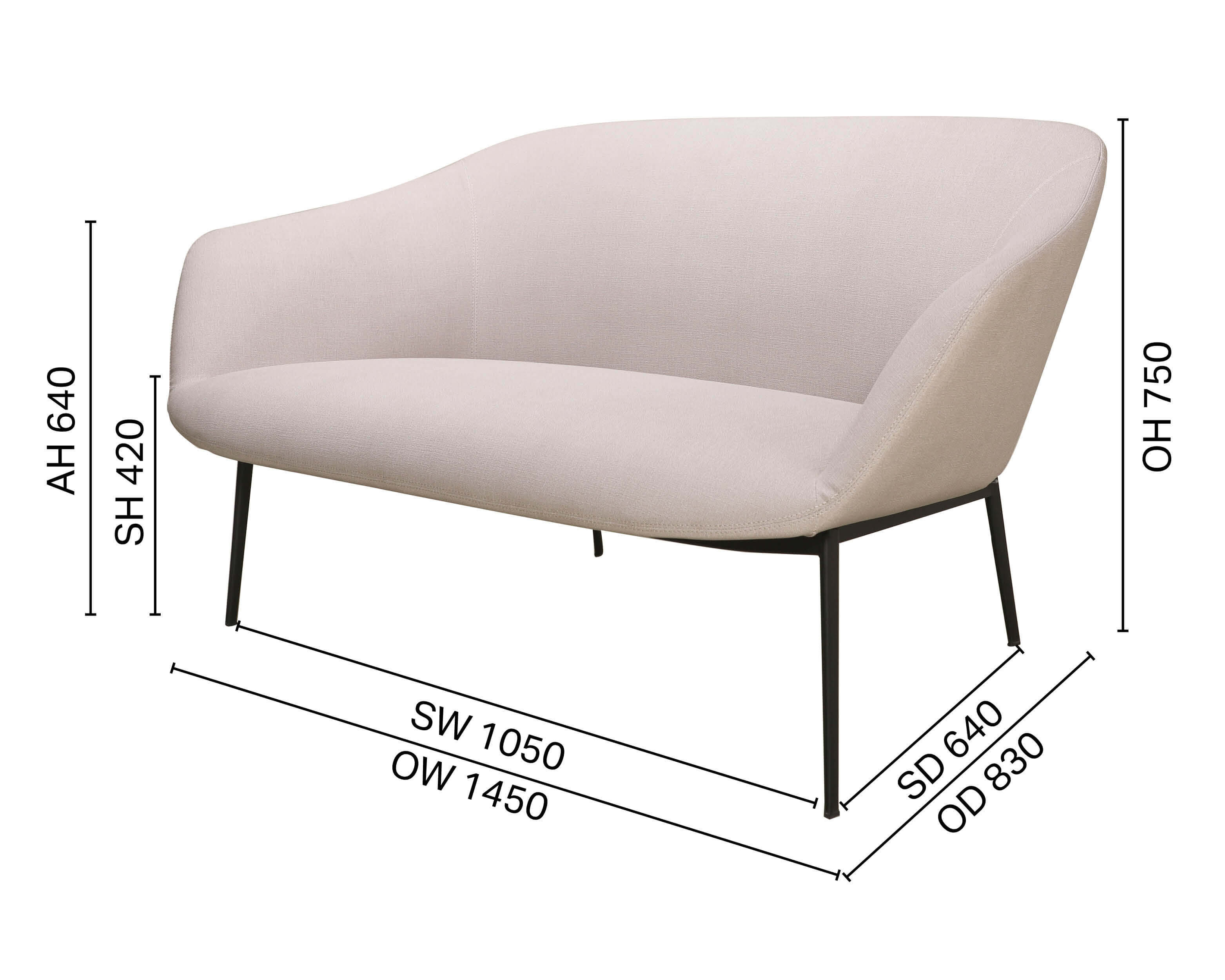 Gillian 2–Seater Sofa